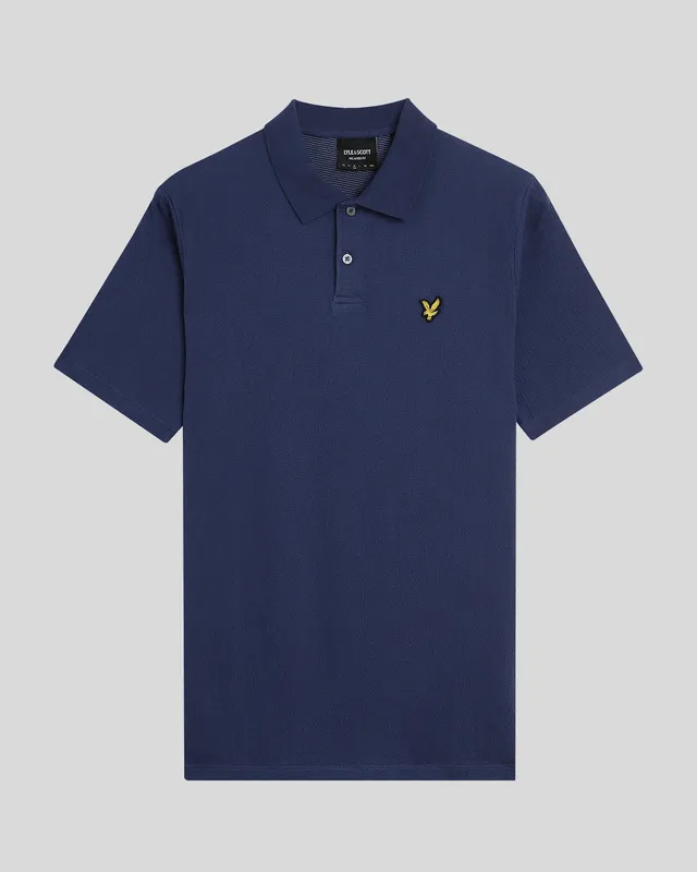 Crepe Polo Shirt sold by Lyle & Scott product image thumbnail 5