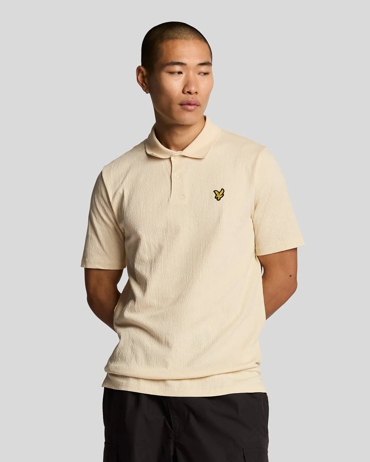 Crepe Polo Shirt sold by Lyle & Scott