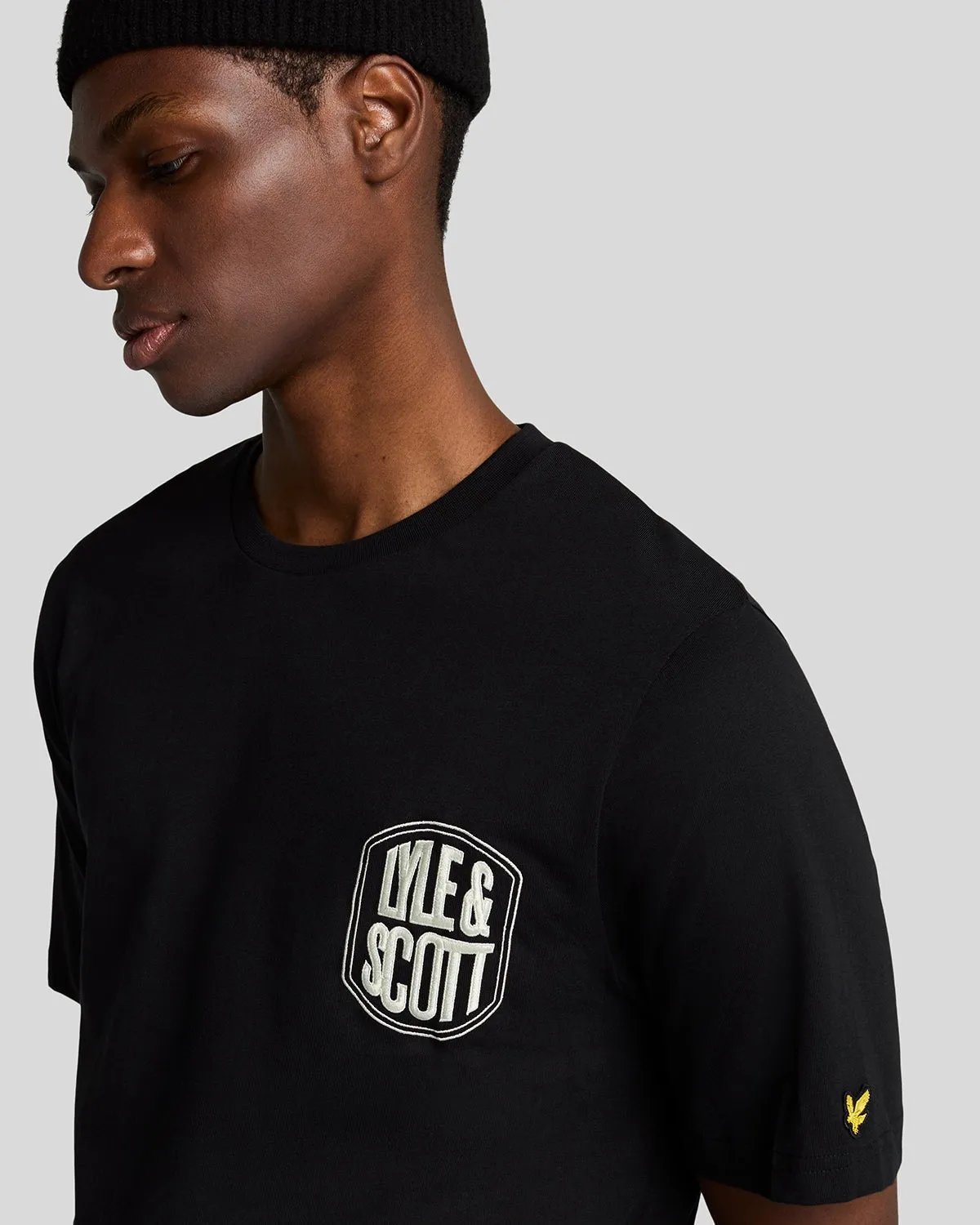 Embroidered Badge Graphic T-Shirt sold by Lyle & Scott product image thumbnail 4