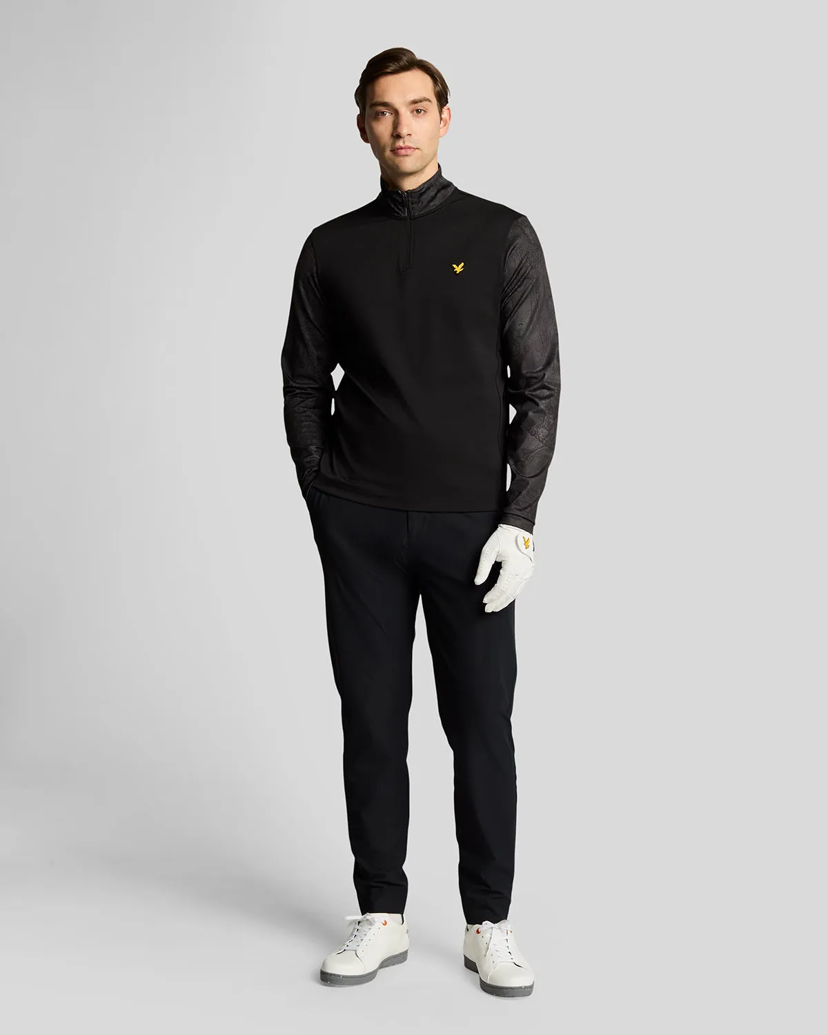 Golf Printed Contour Midlayer sold by Lyle & Scott product image thumbnail 2