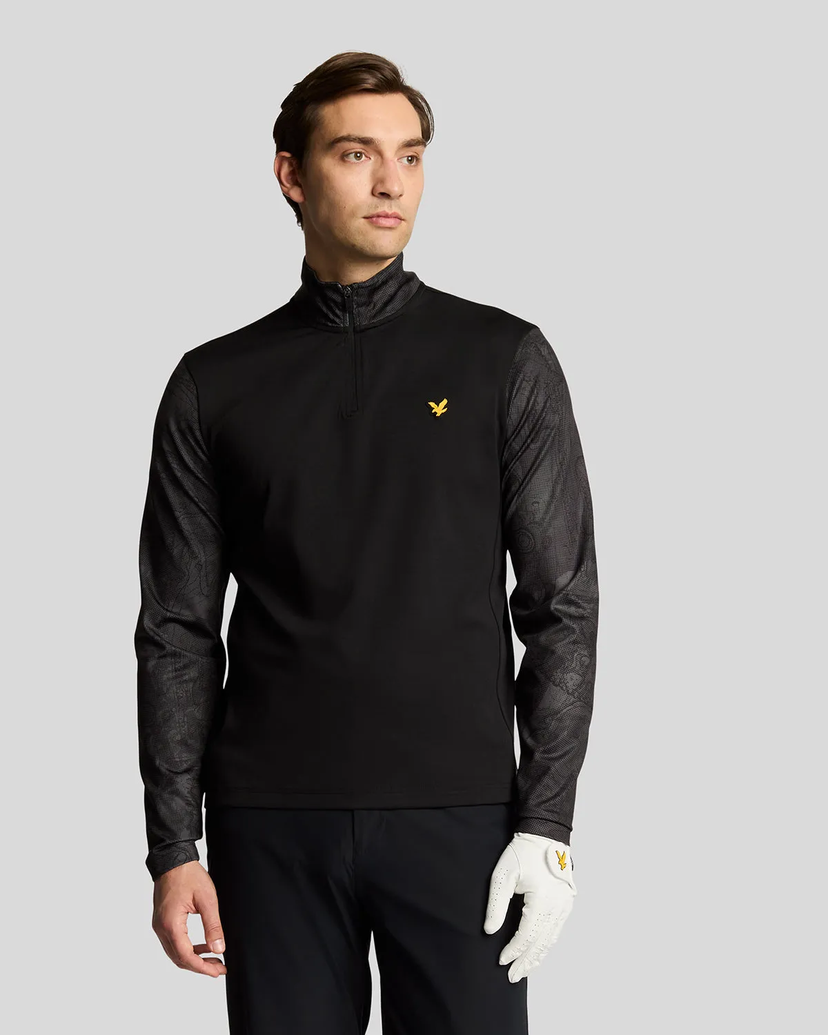 Golf Printed Contour Midlayer sold by Lyle & Scott