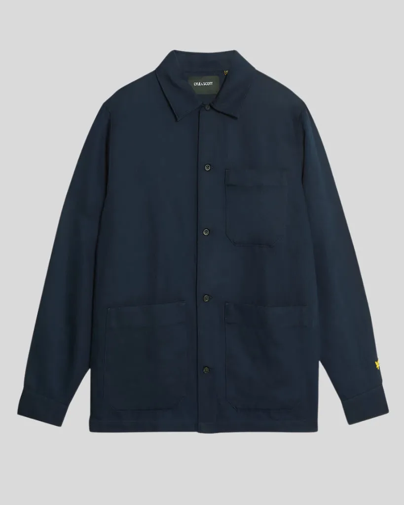 Linen Blend Overshirt sold by Lyle & Scott