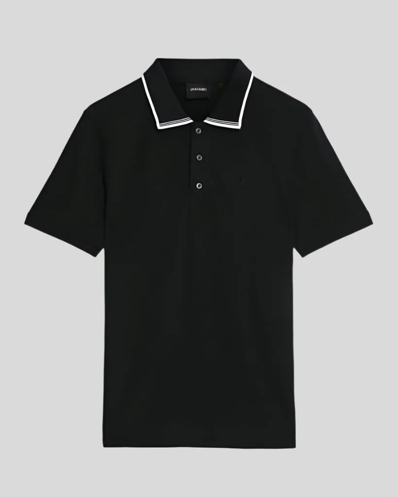 Superfine Cotton Tipped Polo Shirt sold by Lyle & Scott product image thumbnail 5