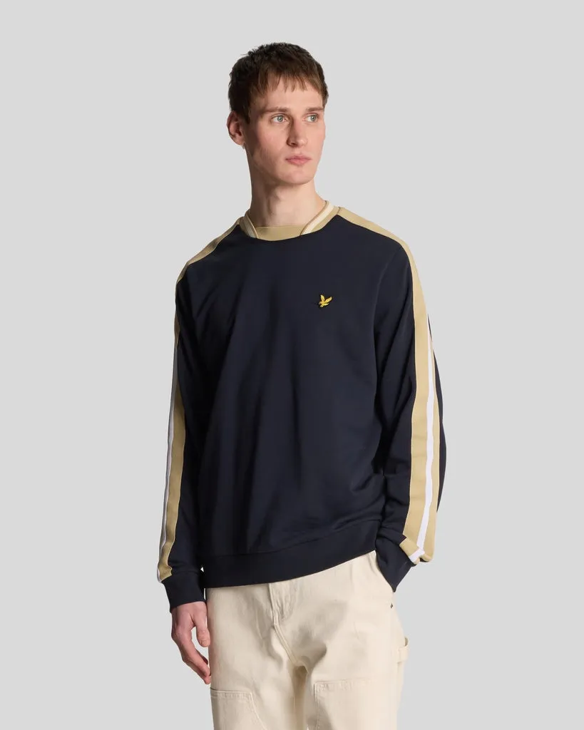 Contrast Taped Sweatshirt sold by Lyle & Scott