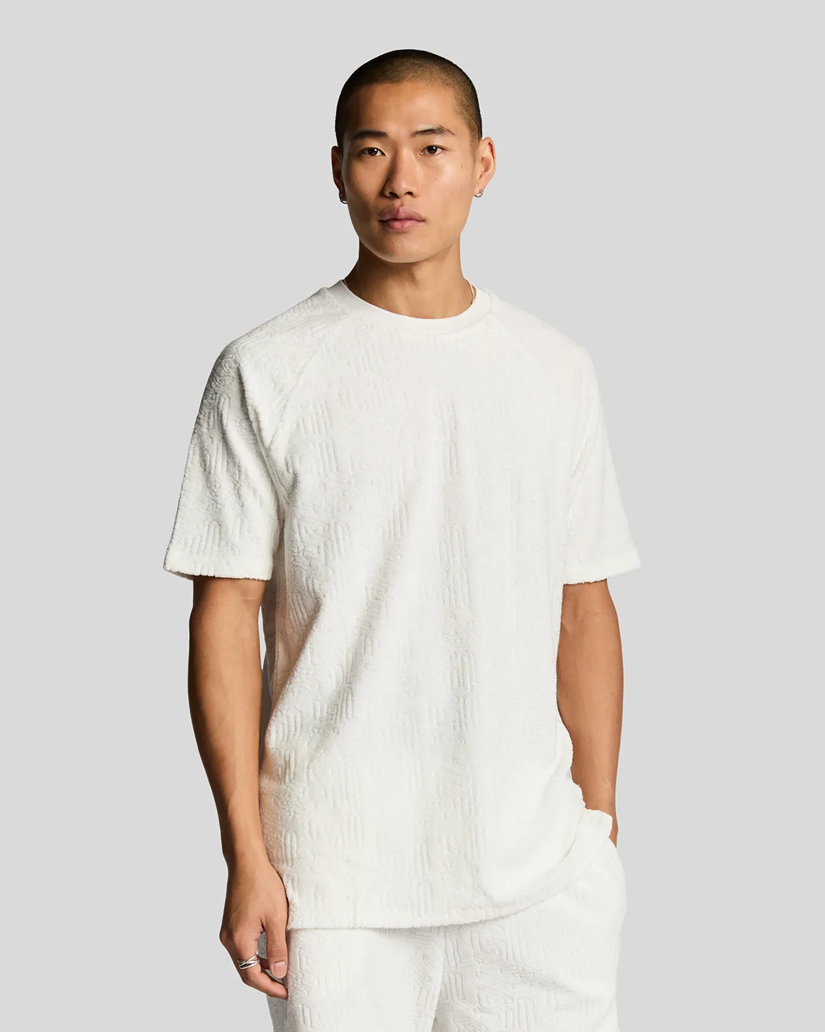 Emblem Towelling T-Shirt sold by Lyle & Scott