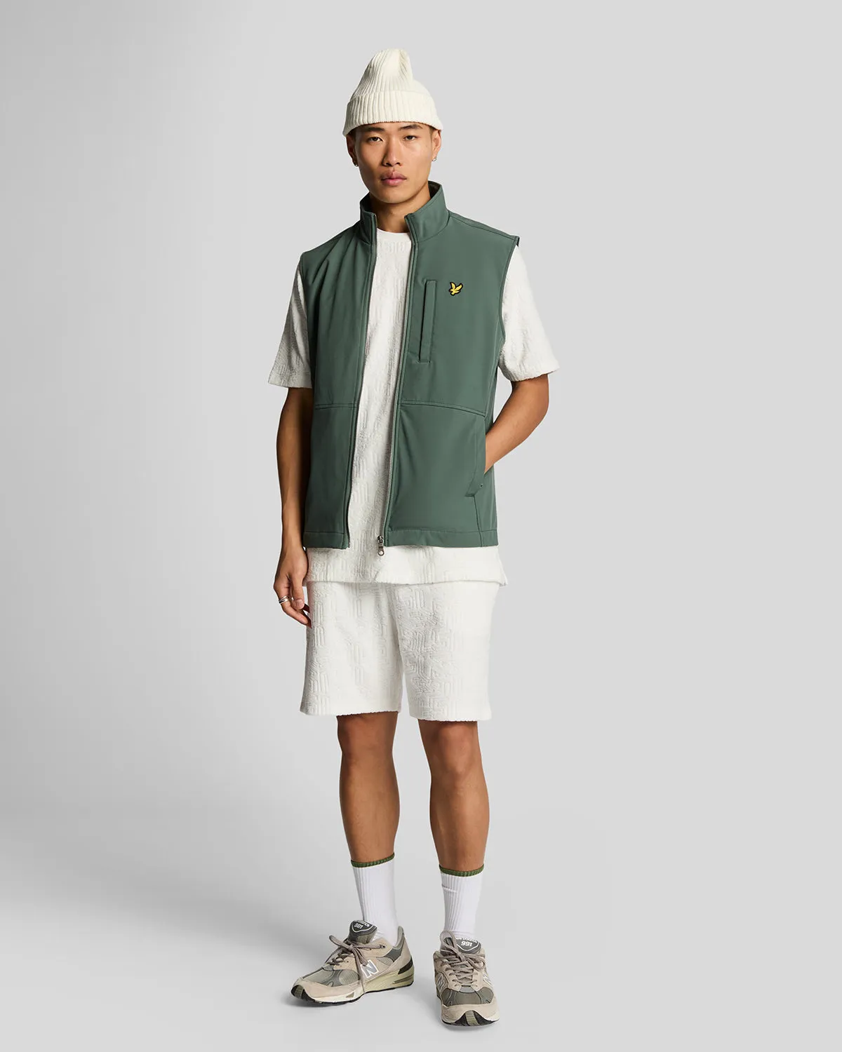 Emblem Towelling T-Shirt sold by Lyle & Scott product image thumbnail 2