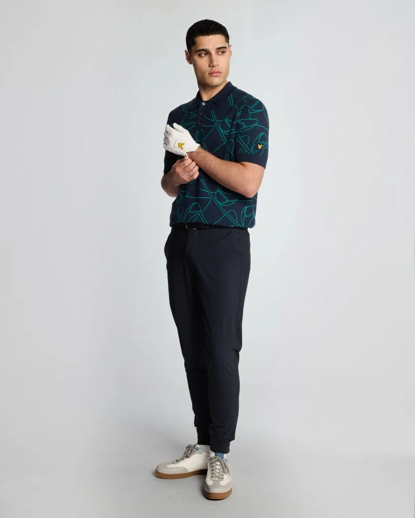 Outline Knitted Polo Shirt sold by Lyle & Scott product image thumbnail 2