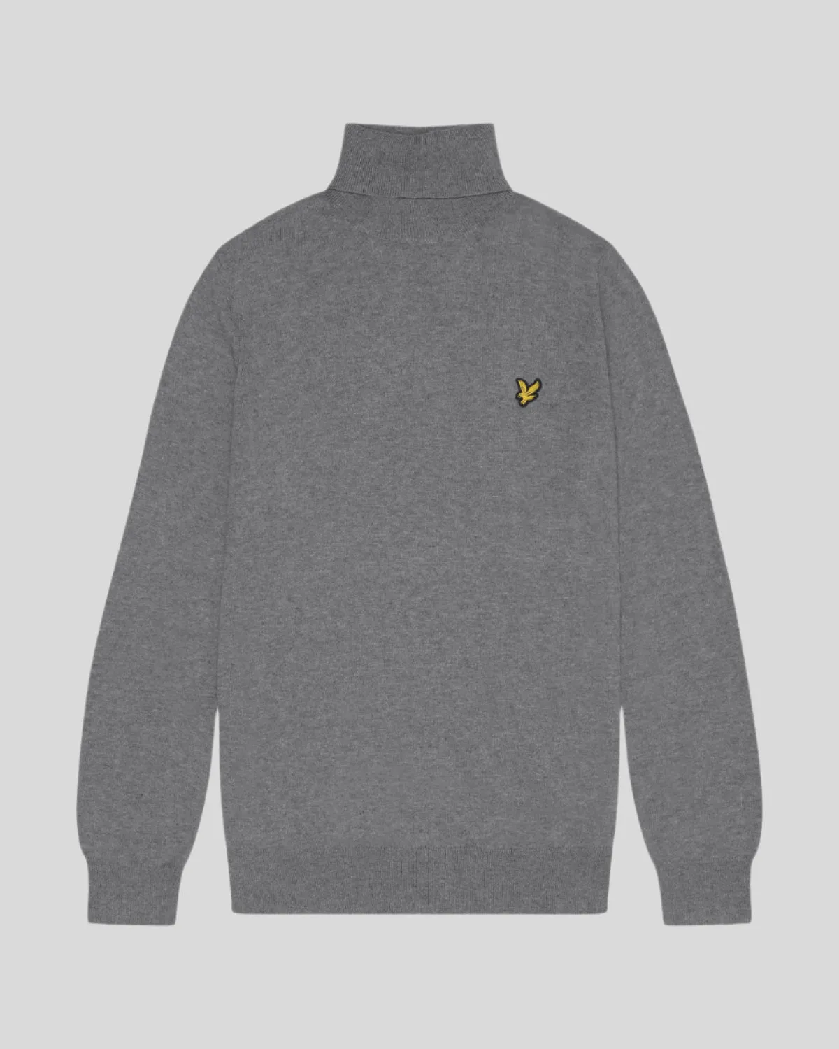 Cotton Merino Turtleneck Jumper sold by Lyle & Scott