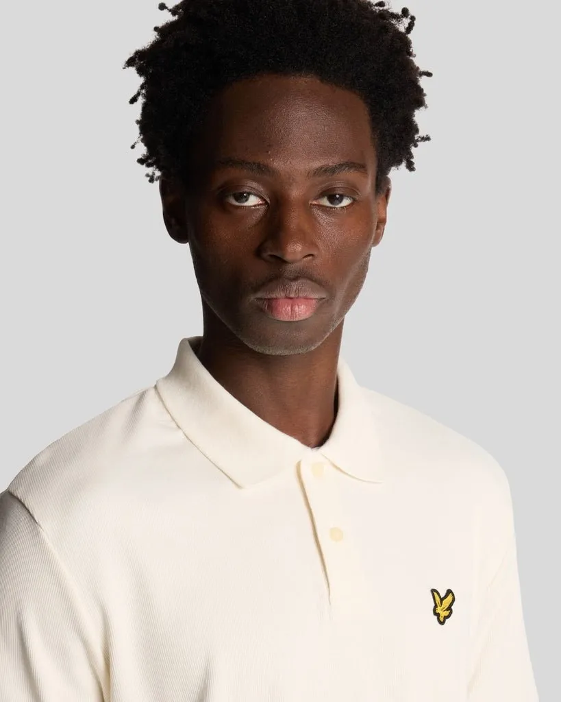 Ribbed Polo Shirt sold by Lyle & Scott product image thumbnail 4