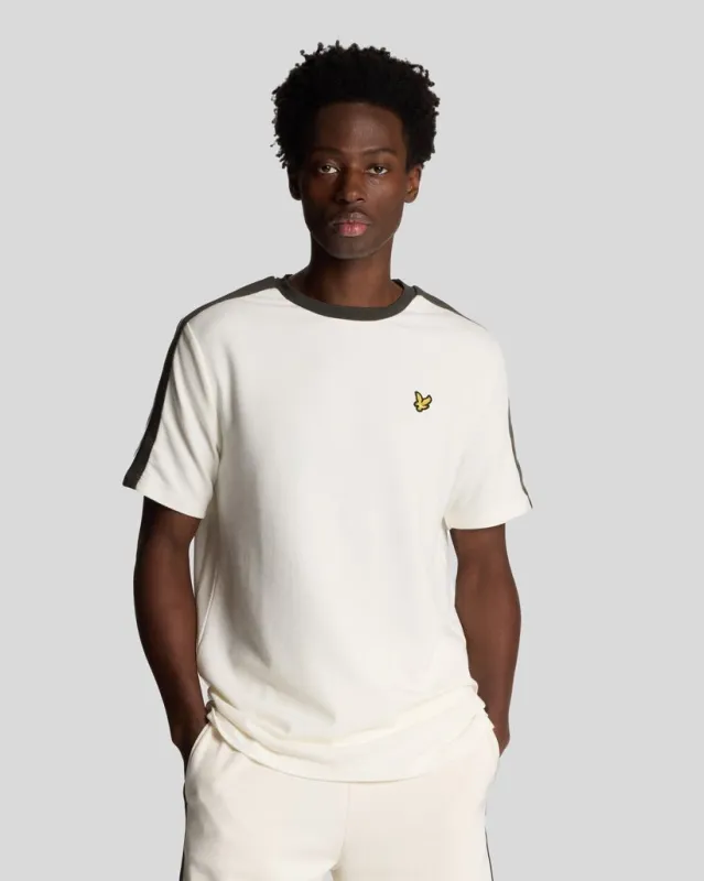 Contrast Taped T-Shirt made by Lyle & Scott