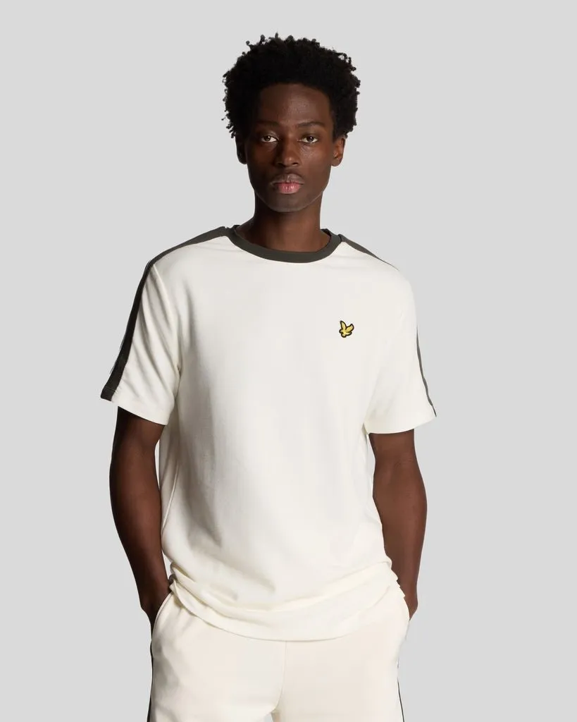 Contrast Taped T-Shirt sold by Lyle & Scott