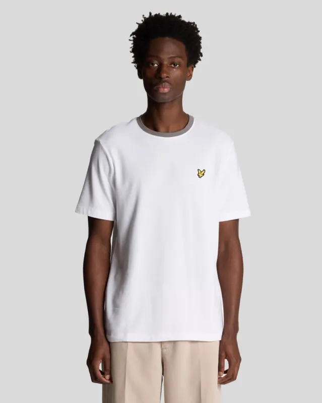 Contrast Collar T-Shirt sold by Lyle & Scott