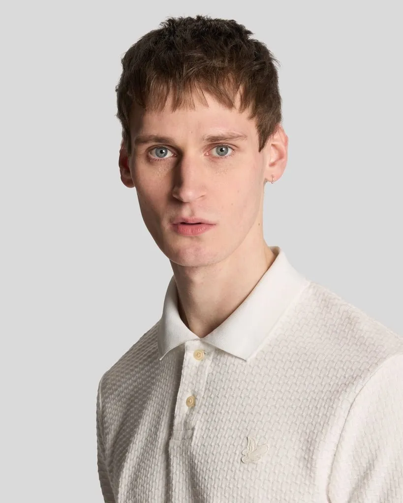 Jacquard Sovereign Polo Shirt sold by Lyle & Scott product image thumbnail 4