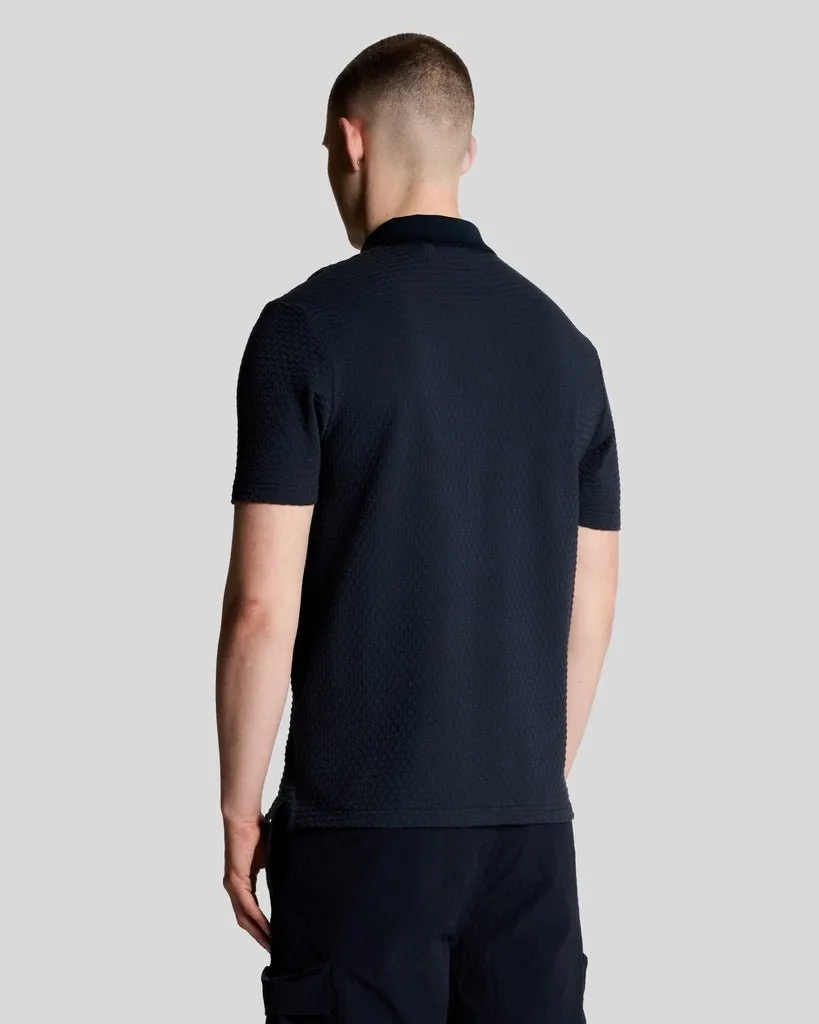 Jacquard Sovereign Polo Shirt sold by Lyle & Scott product image thumbnail 3