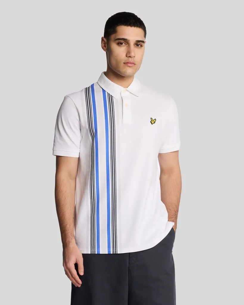 Deck Stripe Polo Shirt sold by Lyle & Scott