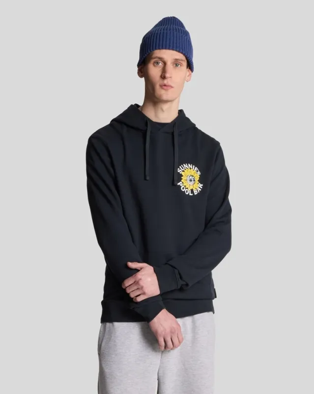Sunnies Pool Bar Graphic Pullover Hoodie sold by Lyle & Scott