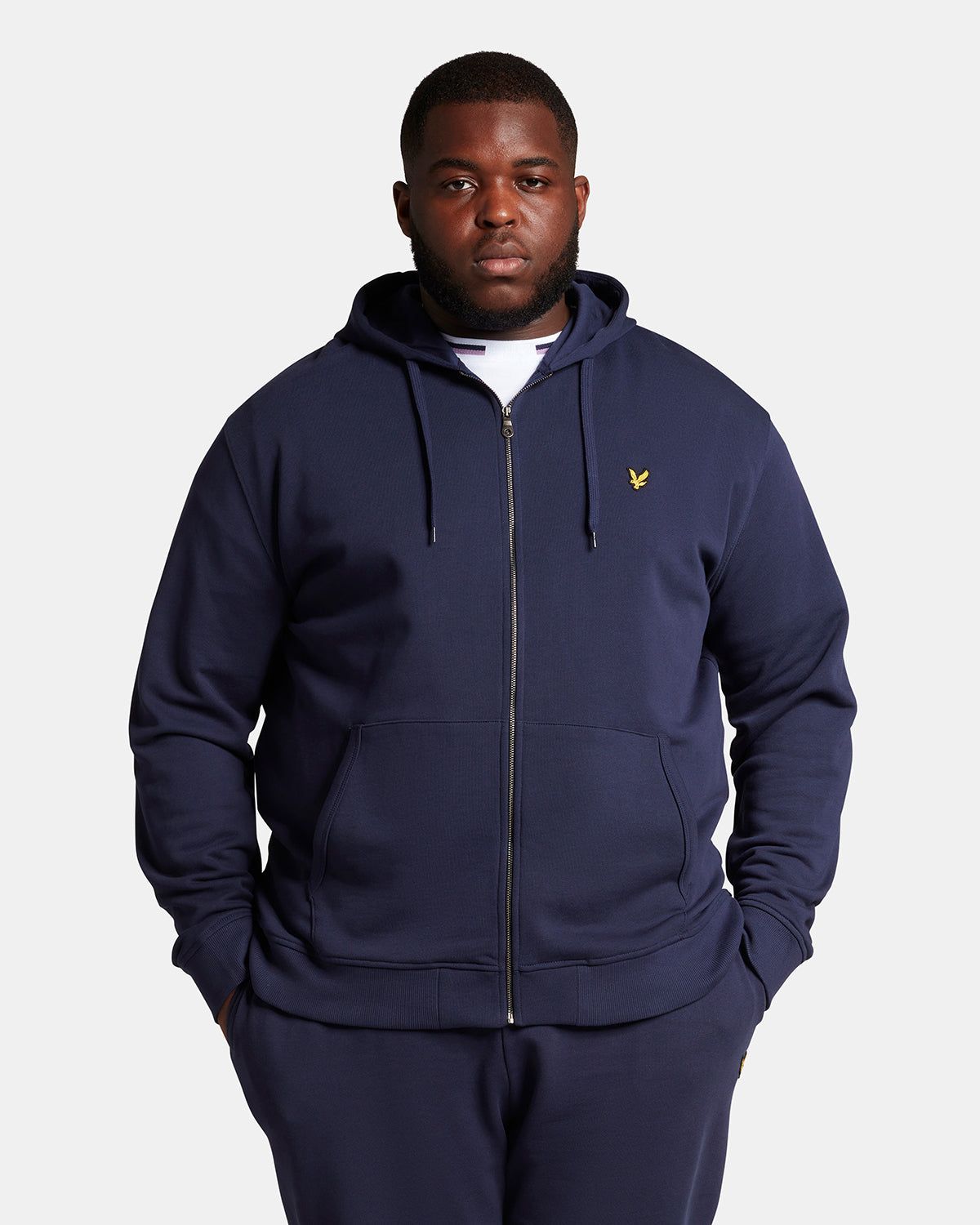 Zip Through Hoodie Plus sold by Lyle & Scott