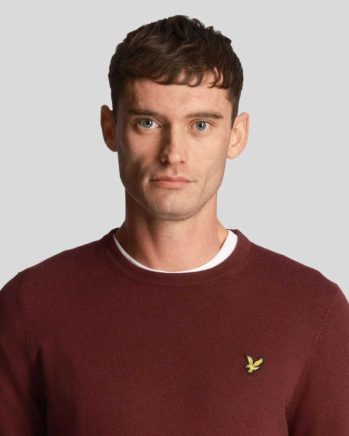 Cotton Merino Crew Neck Jumper sold by Lyle & Scott product image thumbnail 4