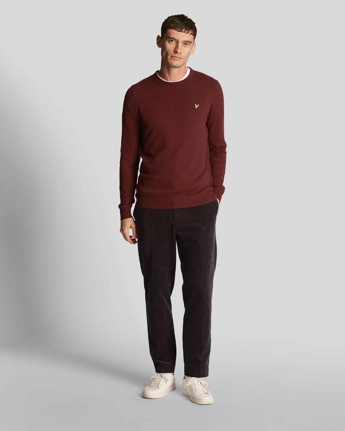 Cotton Merino Crew Neck Jumper sold by Lyle & Scott product image thumbnail 2