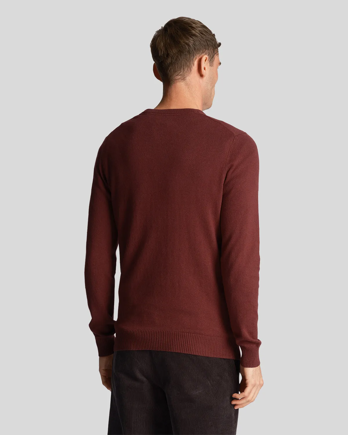 Cotton Merino Crew Neck Jumper sold by Lyle & Scott product image thumbnail 3
