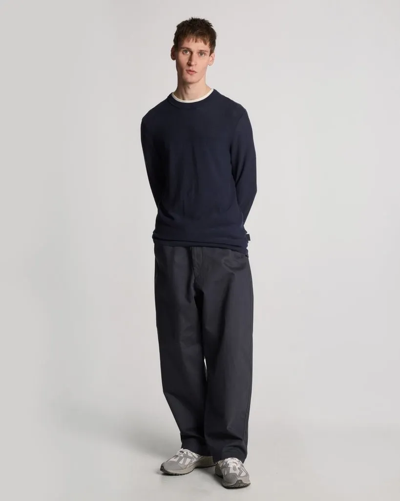 Pique Knitted Crew Neck Jumper sold by Lyle & Scott