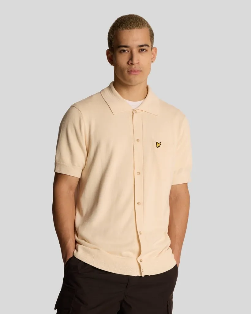 Hemp Knitted Shirt sold by Lyle & Scott