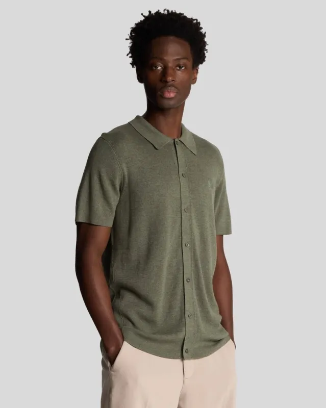Blend Knitted Polo Shirt sold by Lyle & Scott