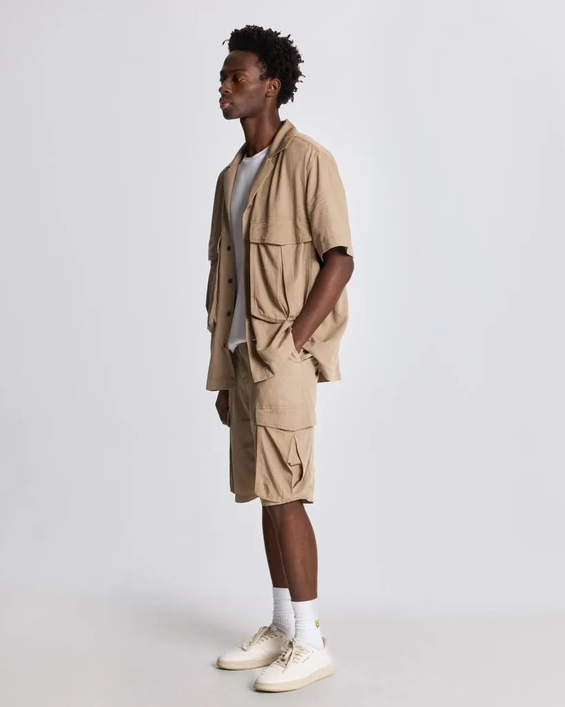 Cotton Linen Cargo Shorts sold by Lyle & Scott product image thumbnail 2