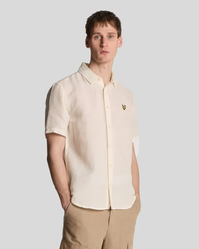 Hemp Short Sleeve Shirt sold by Lyle & Scott
