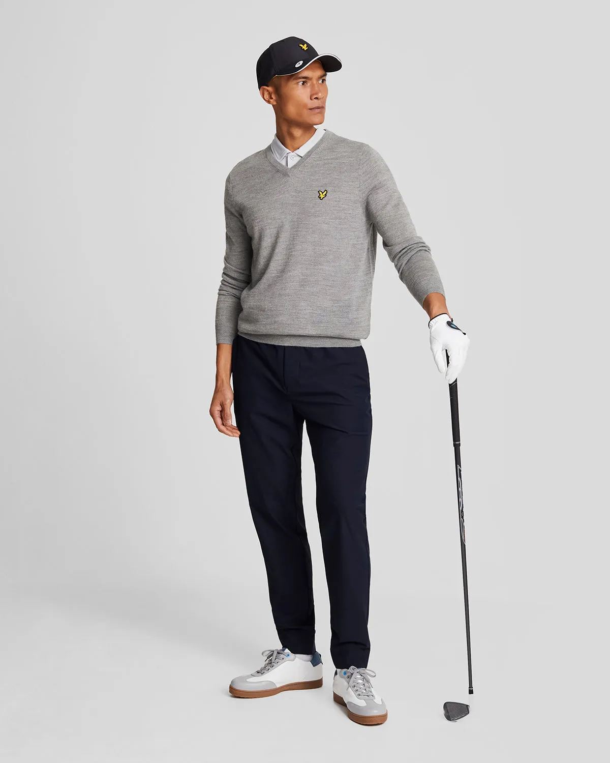 Wool Blend V Neck Jumper sold by Lyle & Scott product image thumbnail 2
