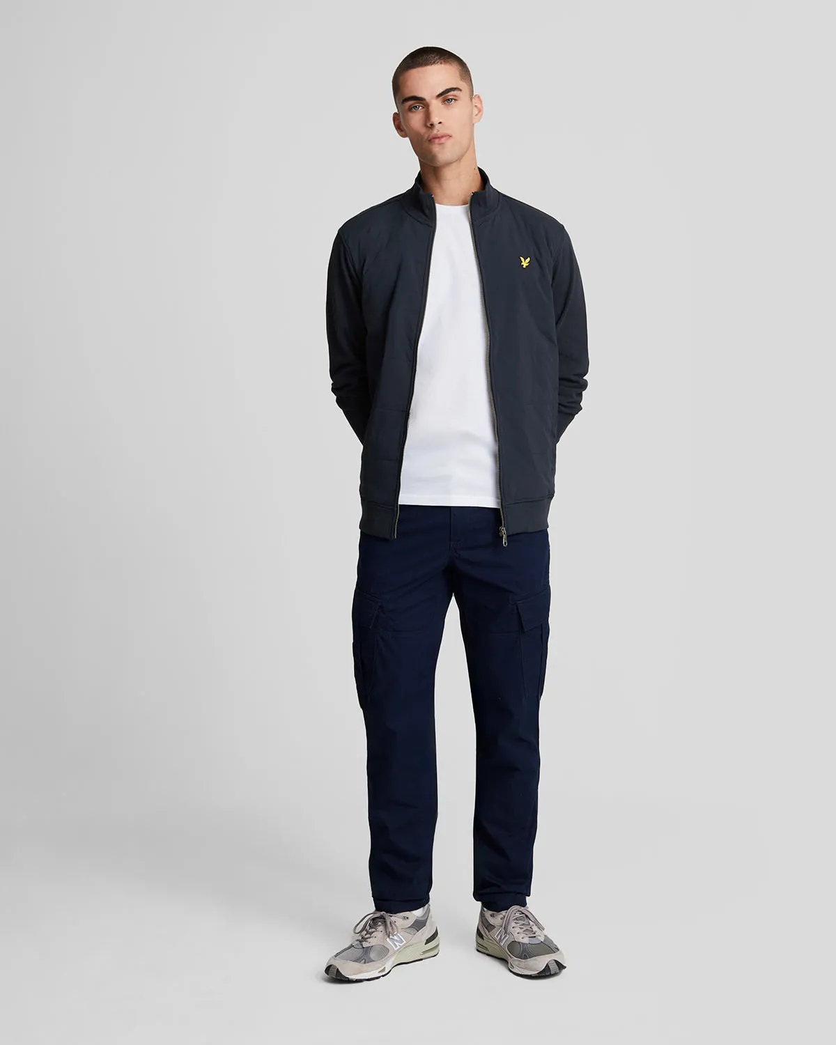 Hybrid Baffled Track Jacket sold by Lyle & Scott product image thumbnail 2