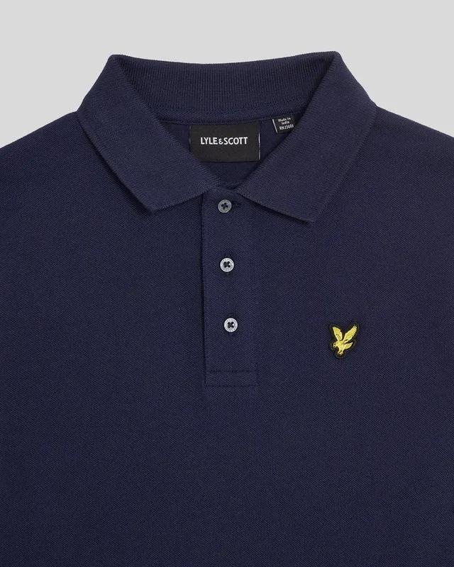 Long Sleeve Cotton Polo Shirt sold by Lyle & Scott product image thumbnail 2