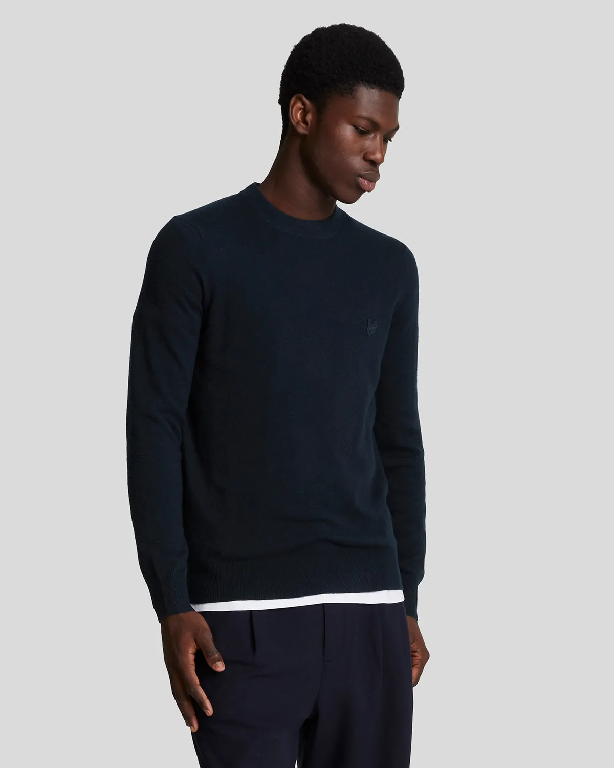 Lambswool Crew Neck Jumper sold by Lyle & Scott