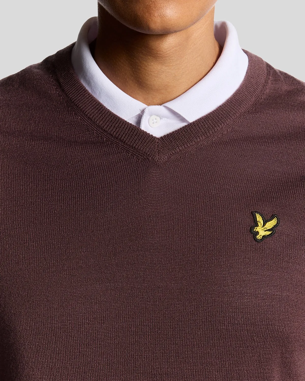 Wool Blend V Neck Jumper sold by Lyle & Scott product image thumbnail 3