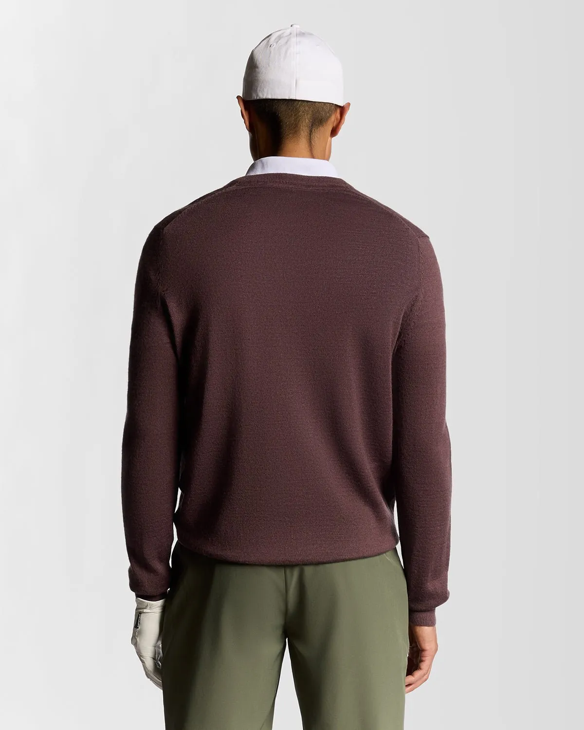 Wool Blend V Neck Jumper sold by Lyle & Scott product image thumbnail 4