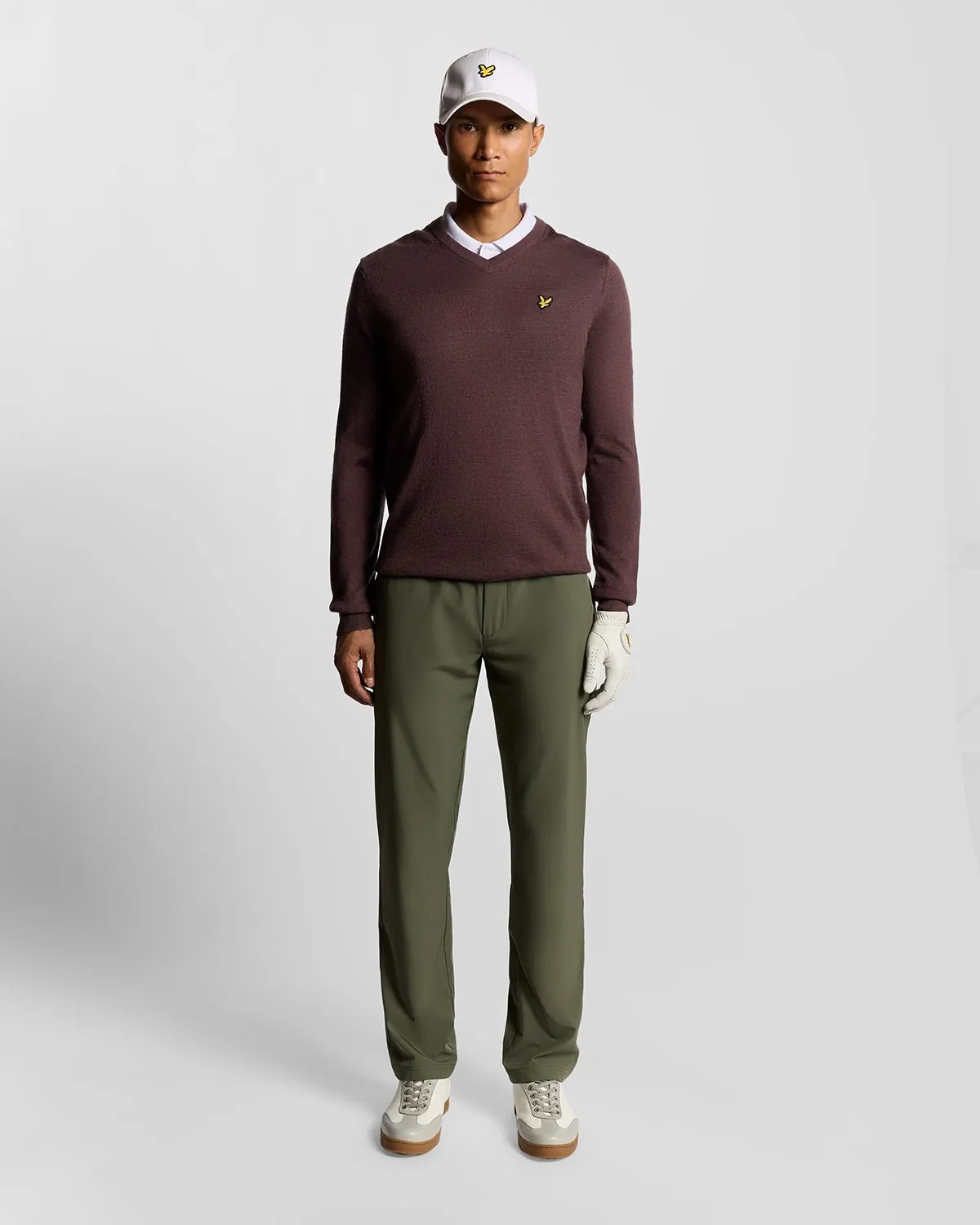 Wool Blend V Neck Jumper sold by Lyle & Scott product image thumbnail 2