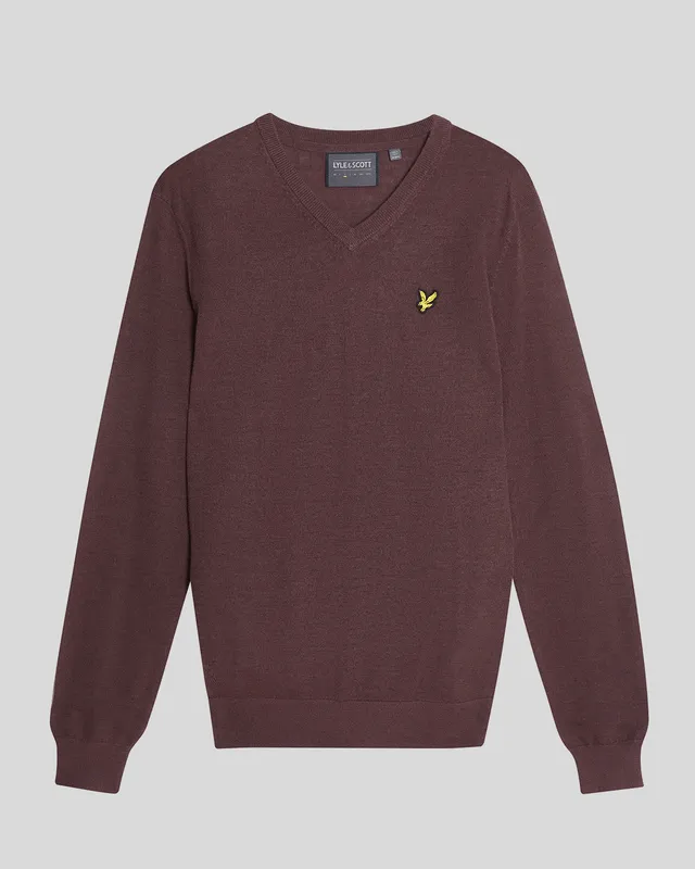 Wool Blend V Neck Jumper sold by Lyle & Scott product image thumbnail 5