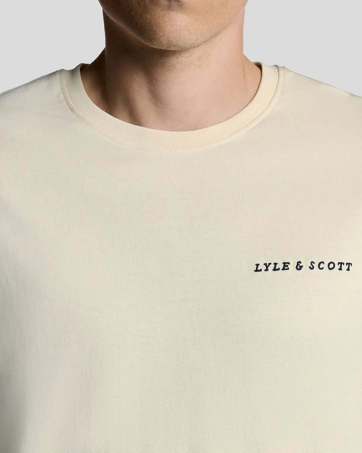 Script Logo Cotton Crew Neck T-Shirt sold by Lyle & Scott product image thumbnail 3