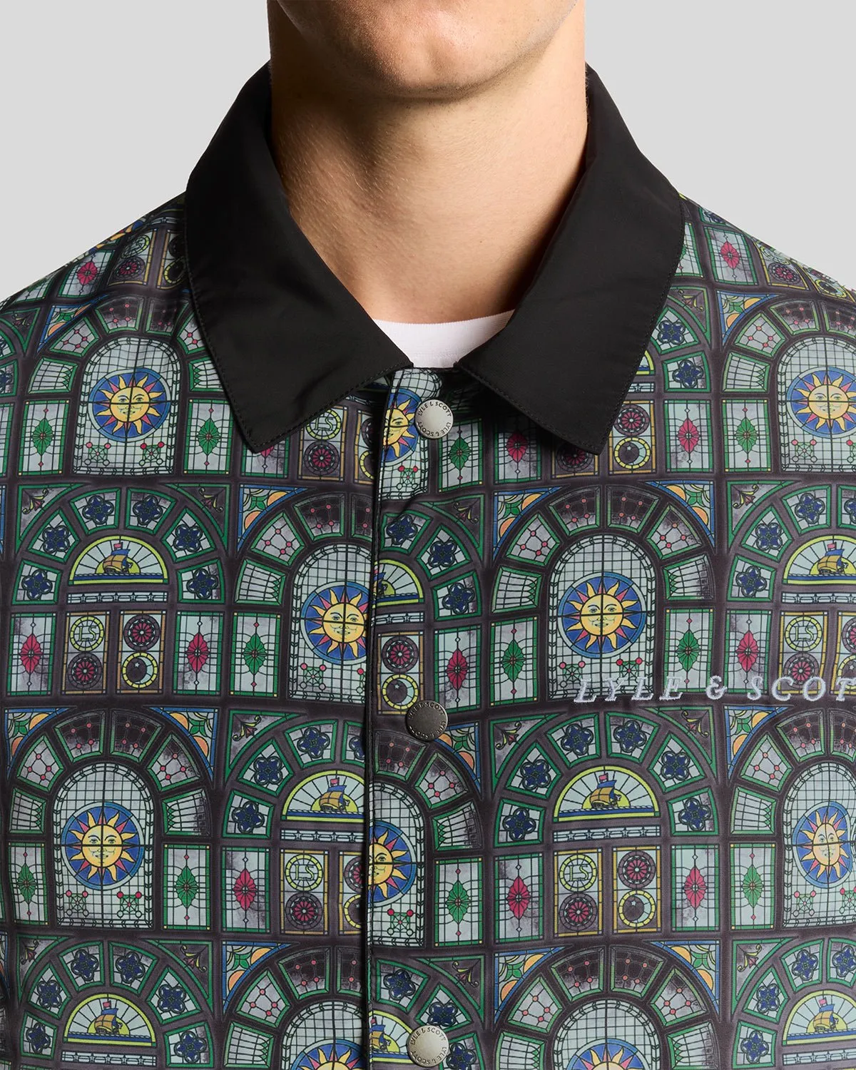 Printed Reversible Jacket sold by Lyle & Scott product image thumbnail 3