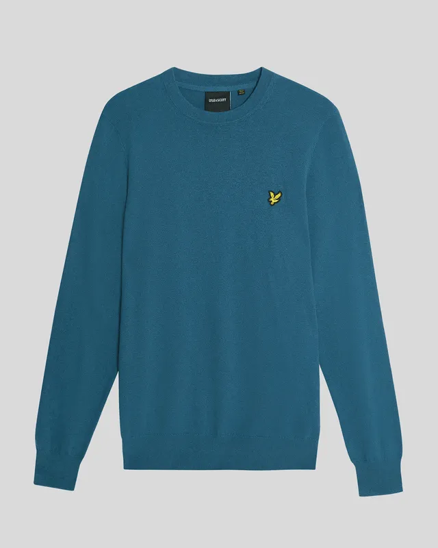 Cotton Merino Crew Neck Jumper sold by Lyle & Scott product image thumbnail 5