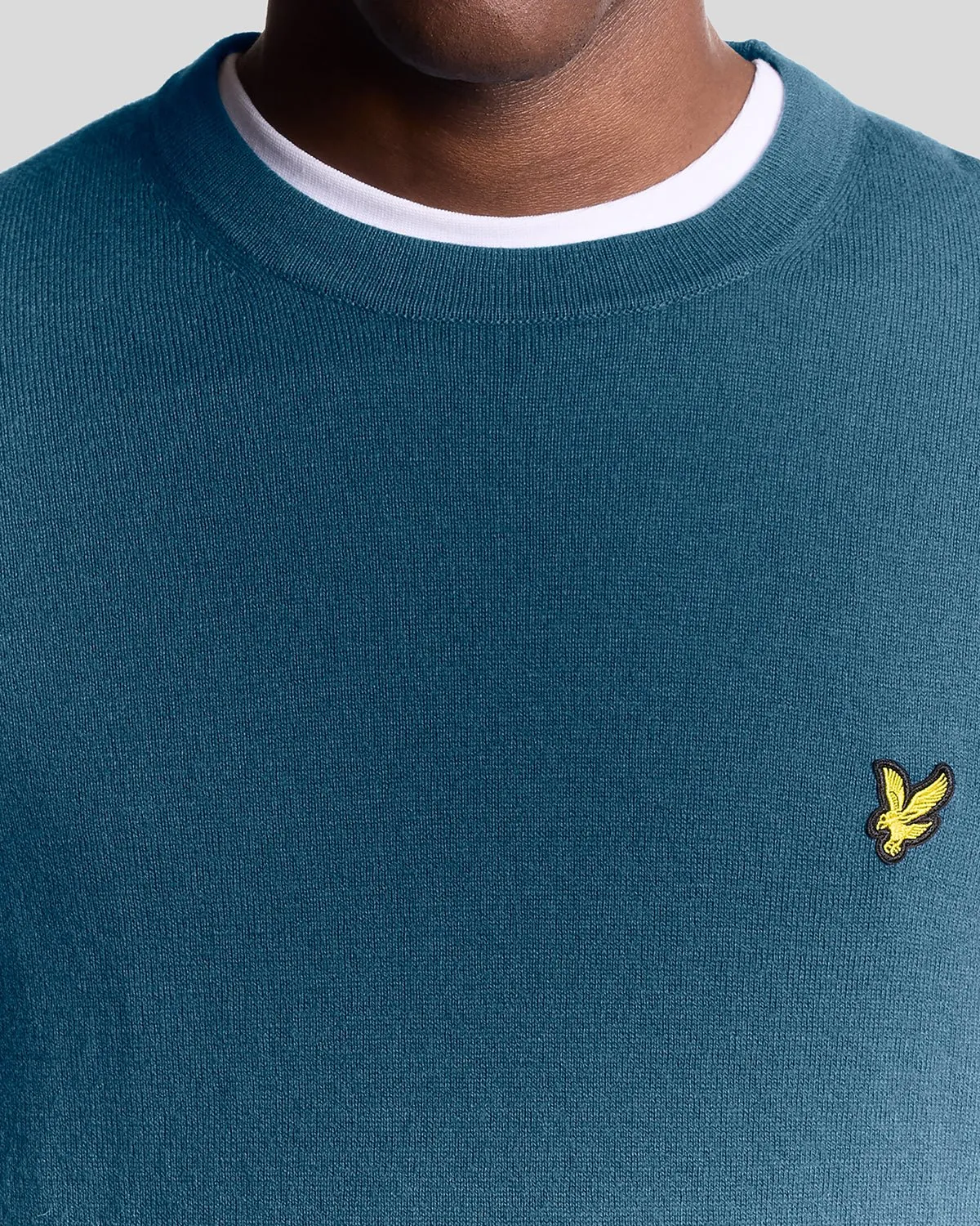 Cotton Merino Crew Neck Jumper sold by Lyle & Scott product image thumbnail 3