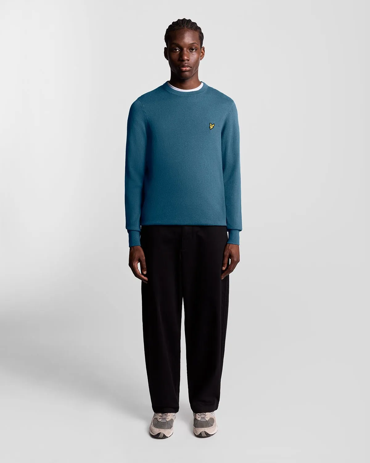 Cotton Merino Crew Neck Jumper sold by Lyle & Scott product image thumbnail 2