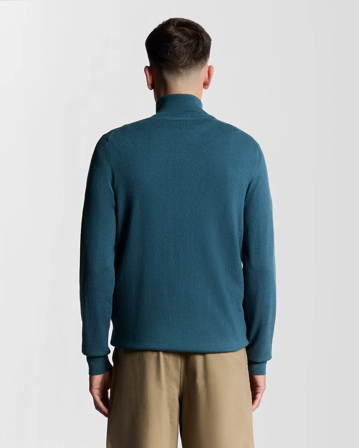 Cotton Merino 1/4 Zip Jumper sold by Lyle & Scott product image thumbnail 4