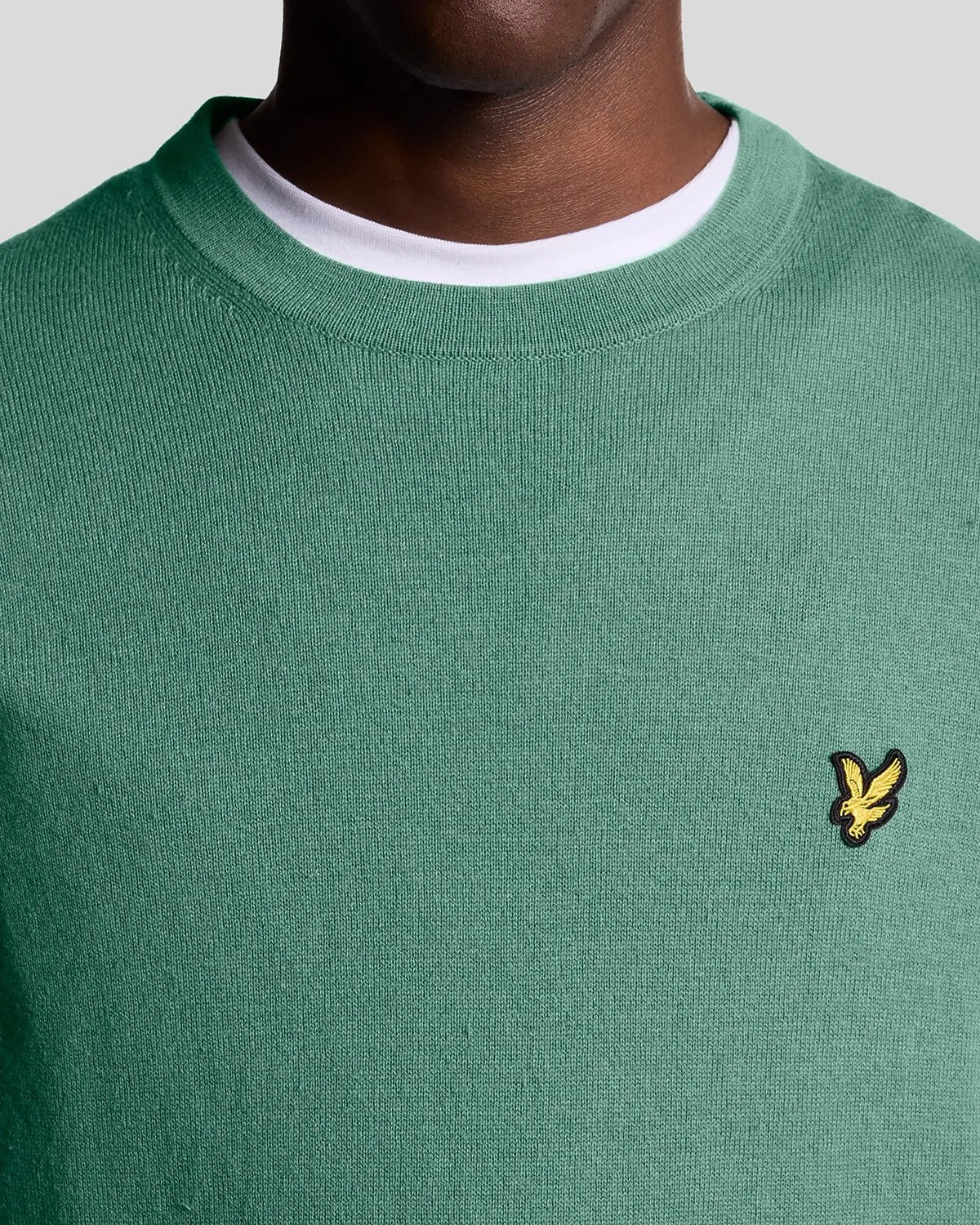 Cotton Merino Crew Neck Jumper sold by Lyle & Scott product image thumbnail 3