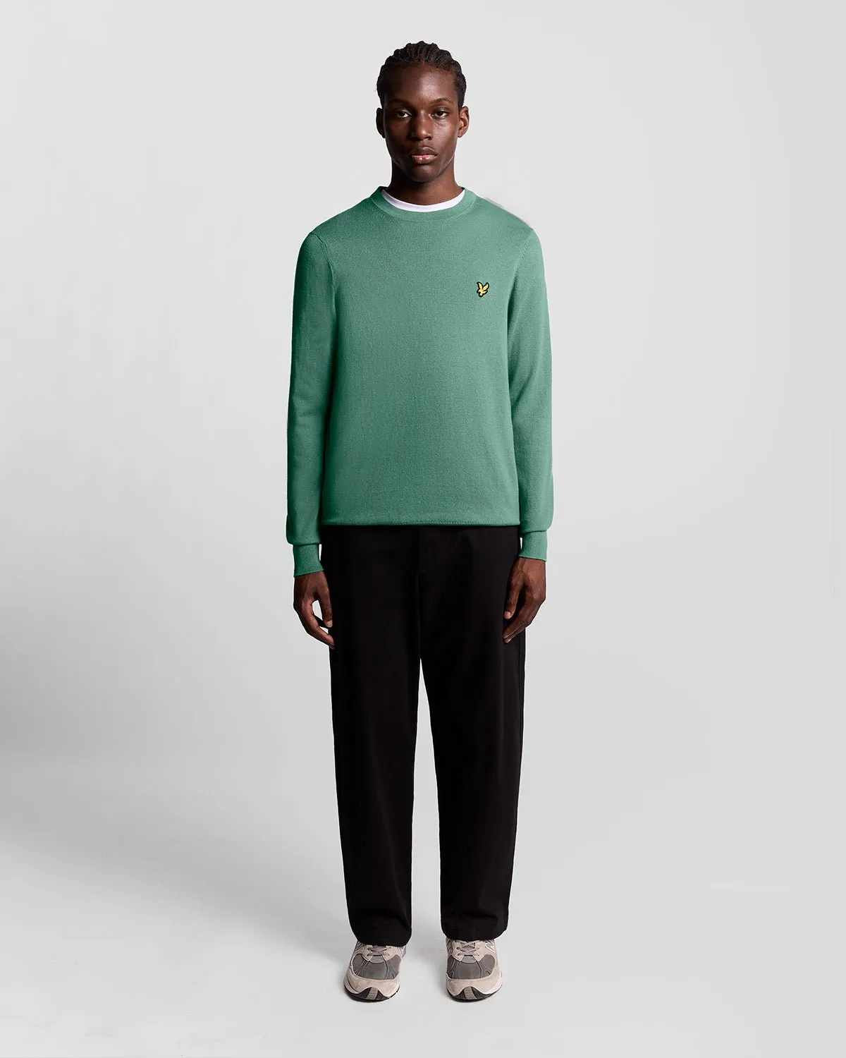 Cotton Merino Crew Neck Jumper sold by Lyle & Scott product image thumbnail 2