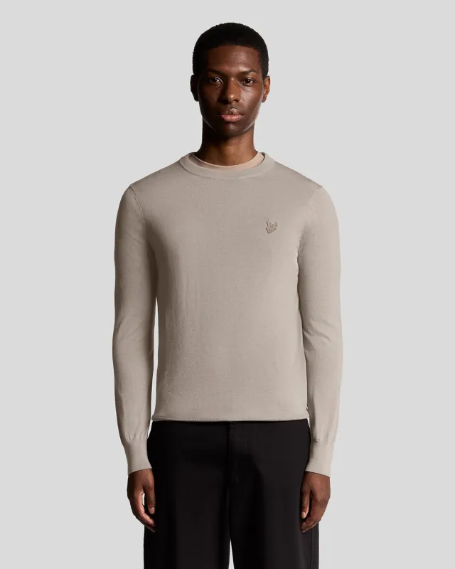 Merino Wool Crew Neck Jumper sold by Lyle & Scott