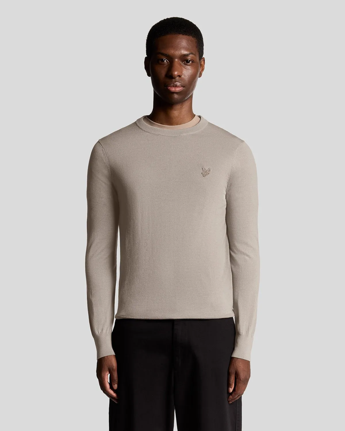 Merino Wool Crew Neck Jumper sold by Lyle & Scott