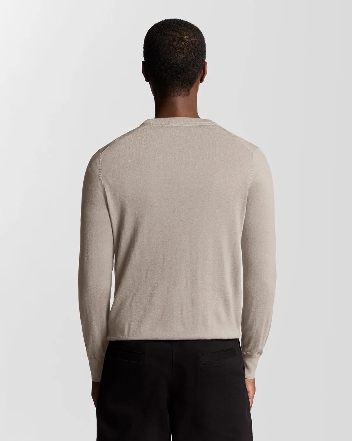 Merino Wool Crew Neck Jumper sold by Lyle & Scott product image thumbnail 4