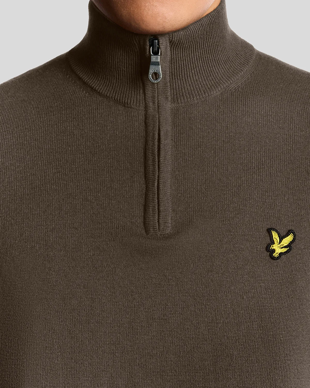 Cotton Merino 1/4 Zip Jumper sold by Lyle & Scott product image thumbnail 3