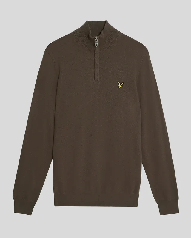 Cotton Merino 1/4 Zip Jumper sold by Lyle & Scott product image thumbnail 5